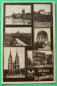 Preview: AK Gruss aus Regensburg / 1929 / Mehrbildkarte / Total / Dom / Rathaus / Straßen / Walhalla / Befreiungshalle